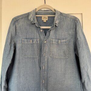 J.Crew Chambray Shirt - Size M